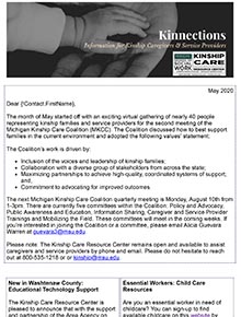 newsletters kinship april